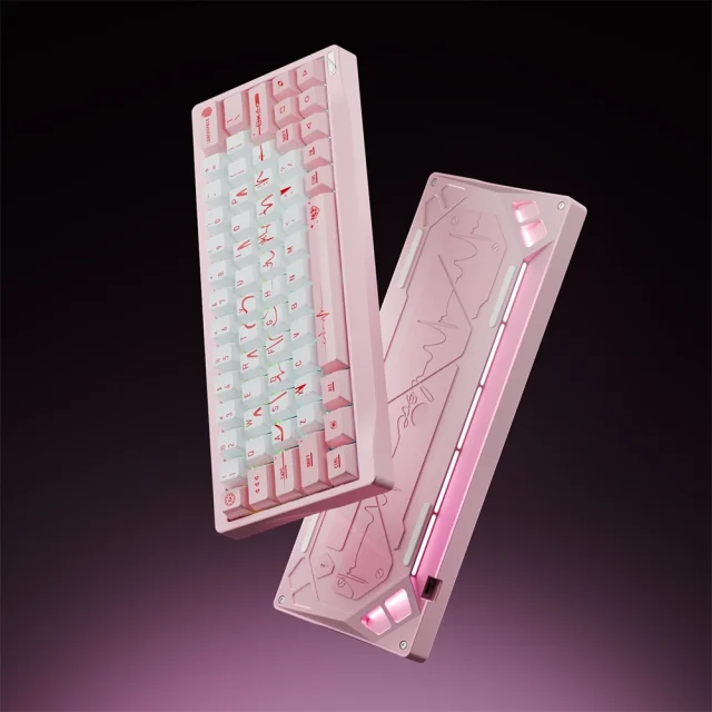 Chilkey SF60 HE Stardust Pink 4 Clavier Chilkey Sf60 Rose