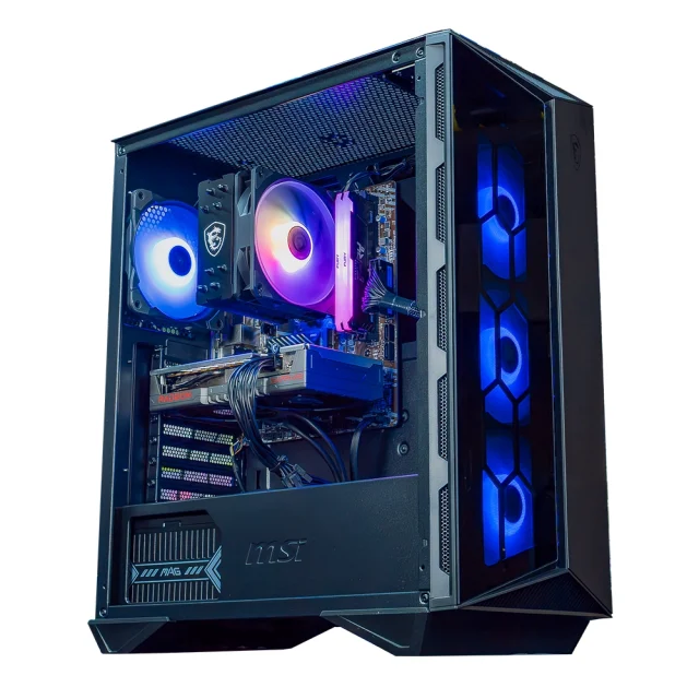 FlowUP Silver 2026 1 Flowup Silver - Amd Rx 9060Xt 8Go - Amd Ryzen 5 5600 - 16Go Ddr4 - Ssd 1To