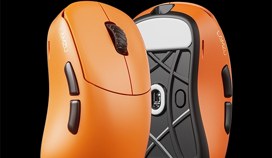 Souris Lamzu orange