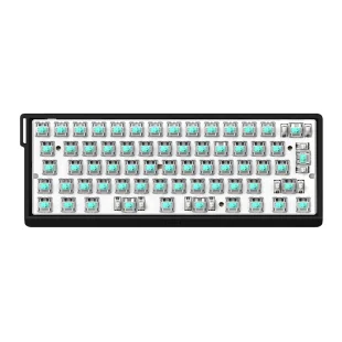 Wooting 60HE V2 ABS split spacebar sans keycaps 1 Wooting 60HE v2 Split Spacebar ISO FR Noir sans Keycaps